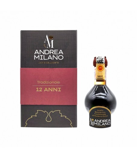Andrea Milano 1889, 傳統古法12年 意大利天然陳醋(黃蓋) 100ml